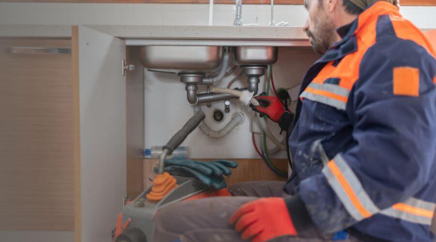 Professional slab leak plumber services in Montgomery, MI